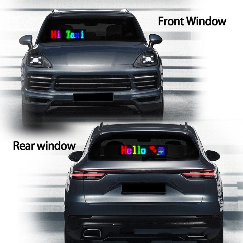 Programmable Full-Color Car LED Display Sign
