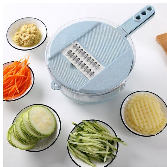 8-in-1 Mandoline Vegetable Slicer & Grater Set
