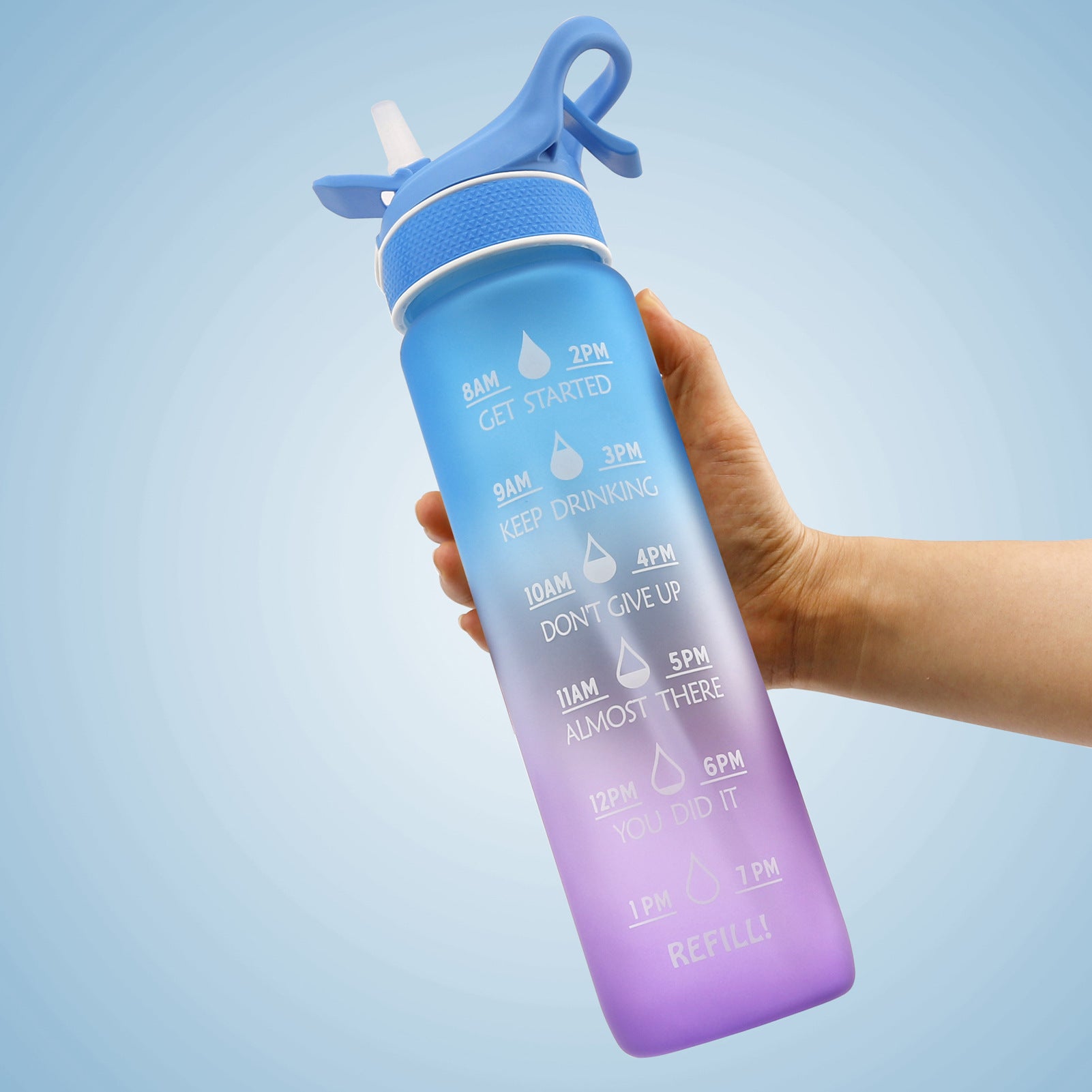 Space Cup Sports Bottle with Straw.