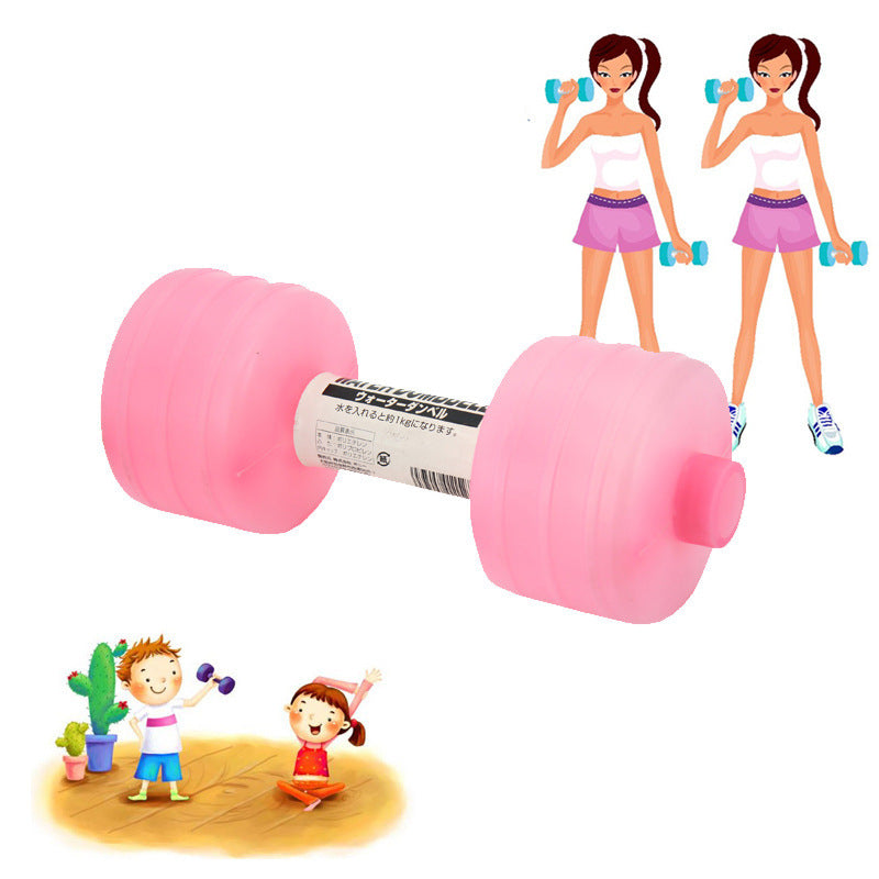 Water-Filled Dumbbell Bottle for Fitness & Yoga Training