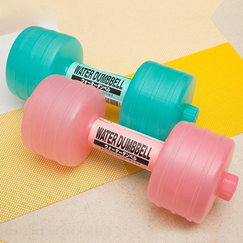 Water-Filled Dumbbell Bottle for Fitness & Yoga Training