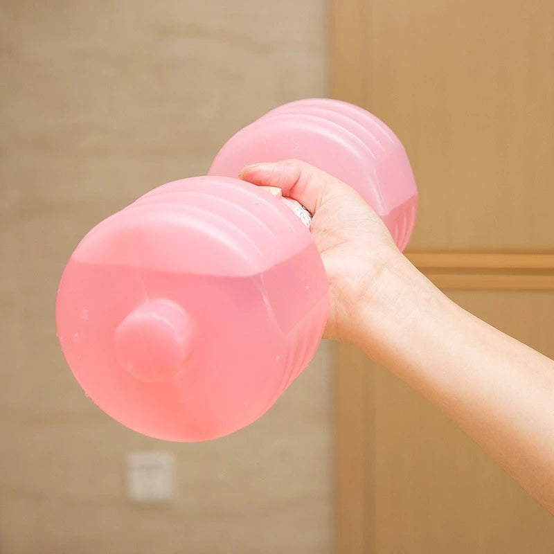 Water-Filled Dumbbell Bottle for Fitness & Yoga Training