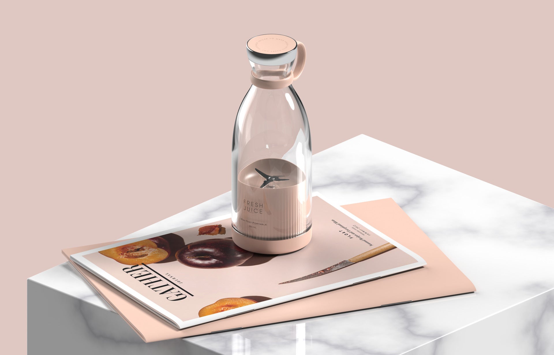 350ml USB Rechargeable Portable Juicer Blender