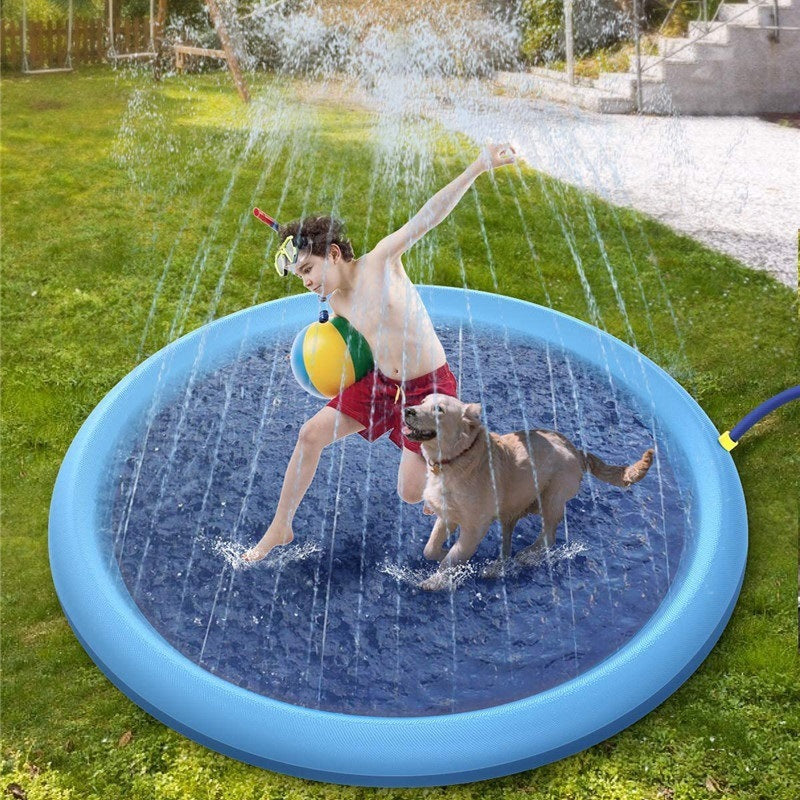 Non-Slip Splash Pad Pool for Kids & Pets
