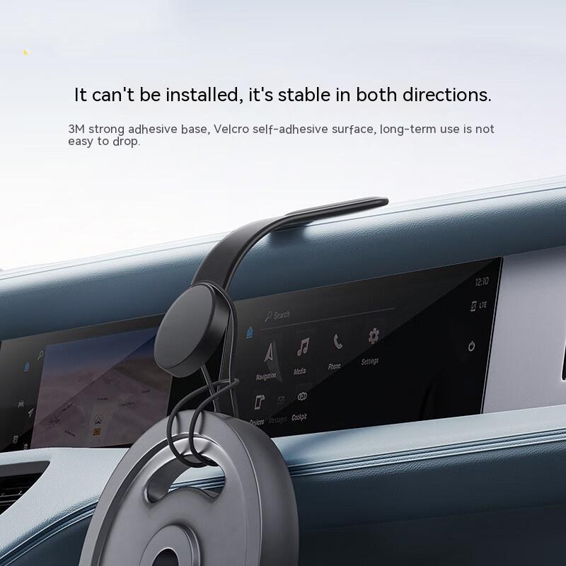 15W Magnetic Bendable Car Phone Holder & Wireless Charger