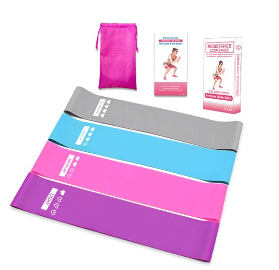 Elastic Resistance Bands – Fitness, Yoga & Bodybuilding Workout Bands