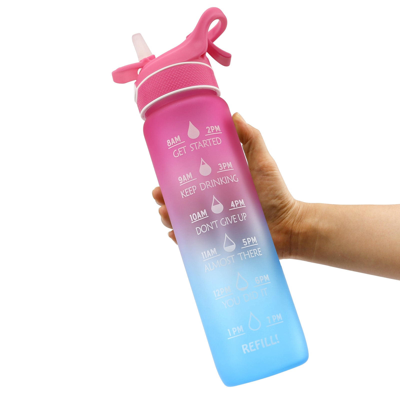 Space Cup Sports Bottle with Straw.