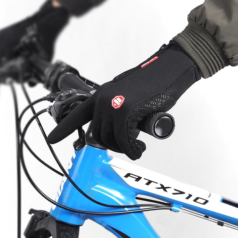Waterproof Touchscreen Winter Gloves – Fleece-Lined Motorcycle & Sports Gloves
