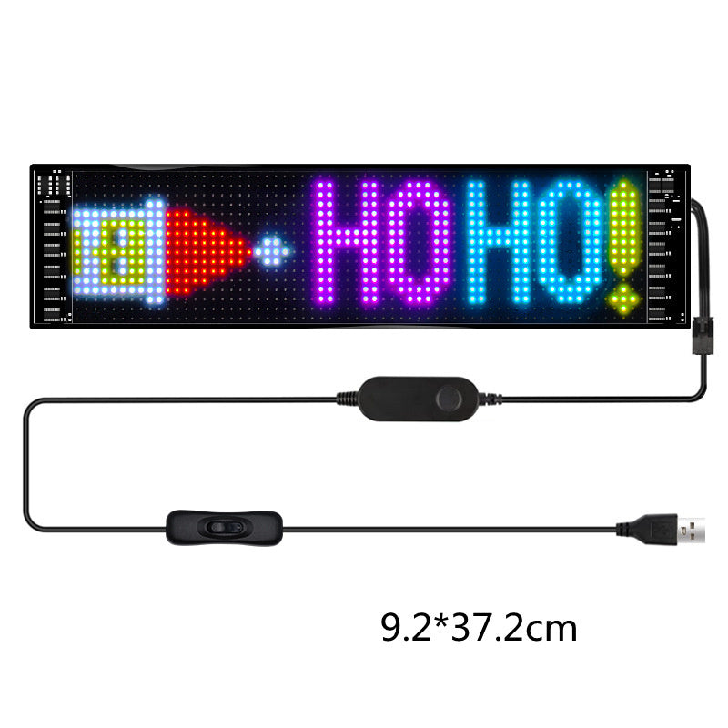 Programmable Full-Color Car LED Display Sign