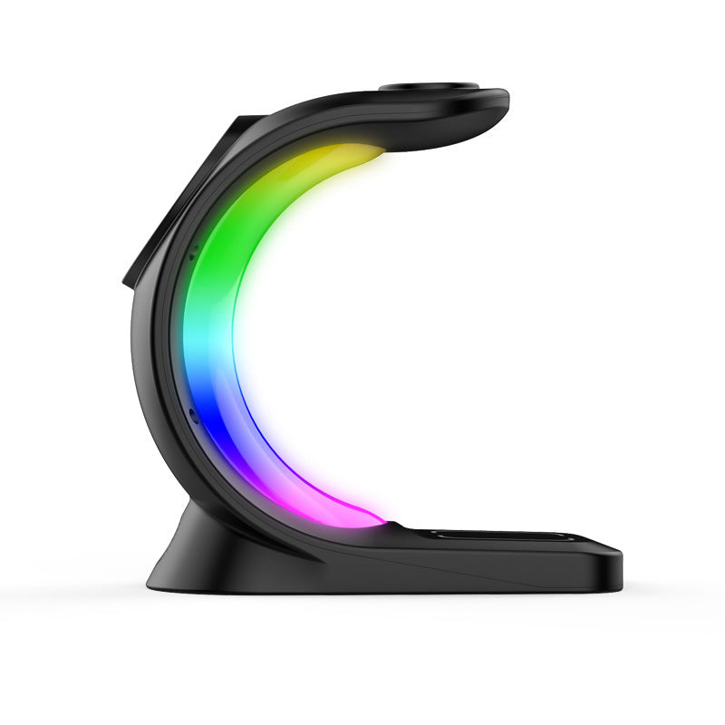 4-in-1 Magnetic Wireless Charging Station with Ambient Light