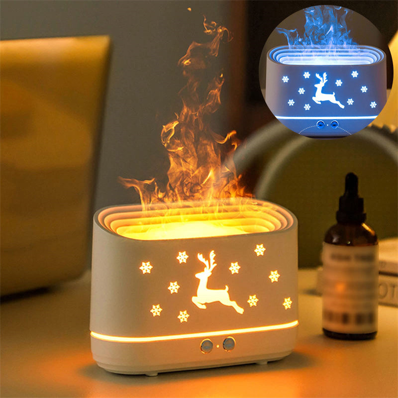 Elk Flame Humidifier & Atmosphere Diffuser Lamp
