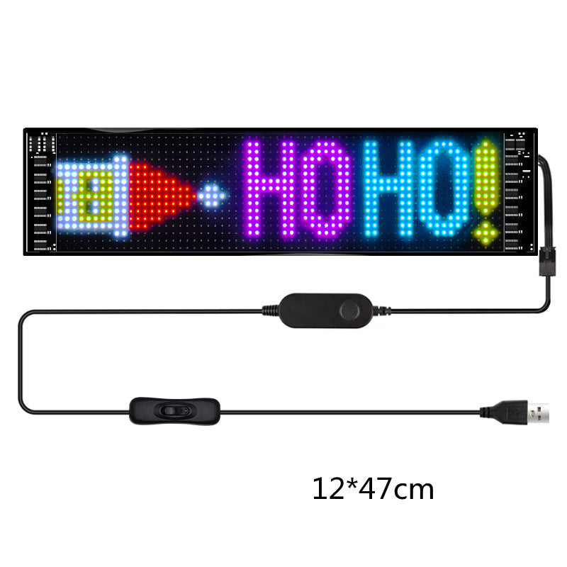 Programmable Full-Color Car LED Display Sign