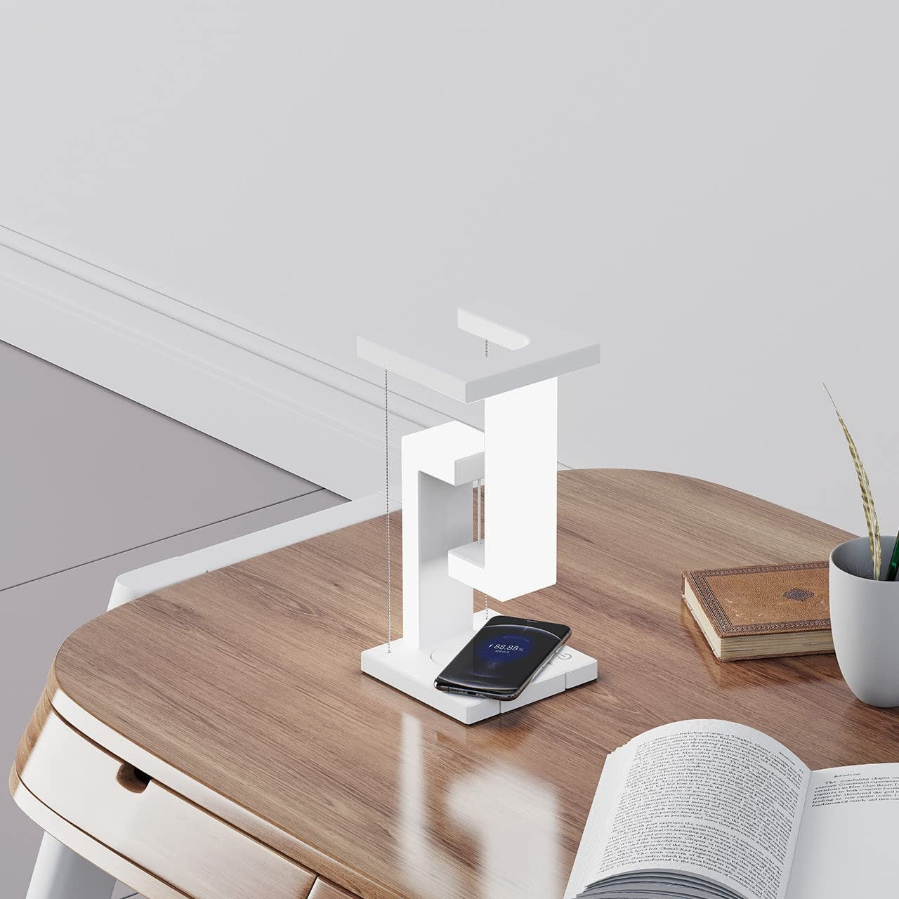 Floating Wireless Charging Balance Table Lamp
