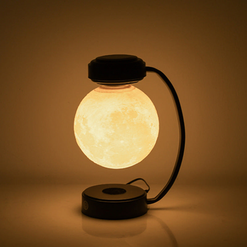 3D LED Magnetic Levitating Moon Lamp