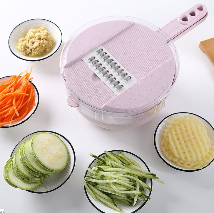 8-in-1 Mandoline Vegetable Slicer & Grater Set