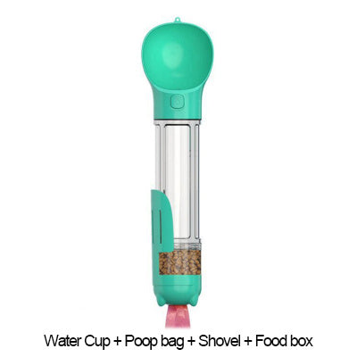 3-in-1 Portable Dog Water & Food Bottle