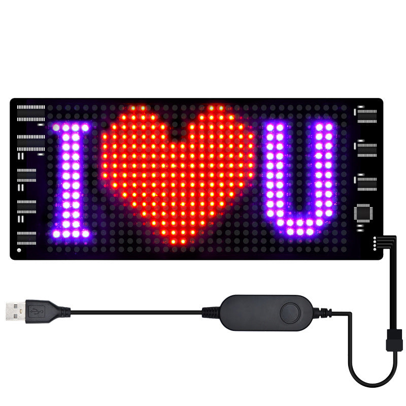 Programmable Full-Color Car LED Display Sign