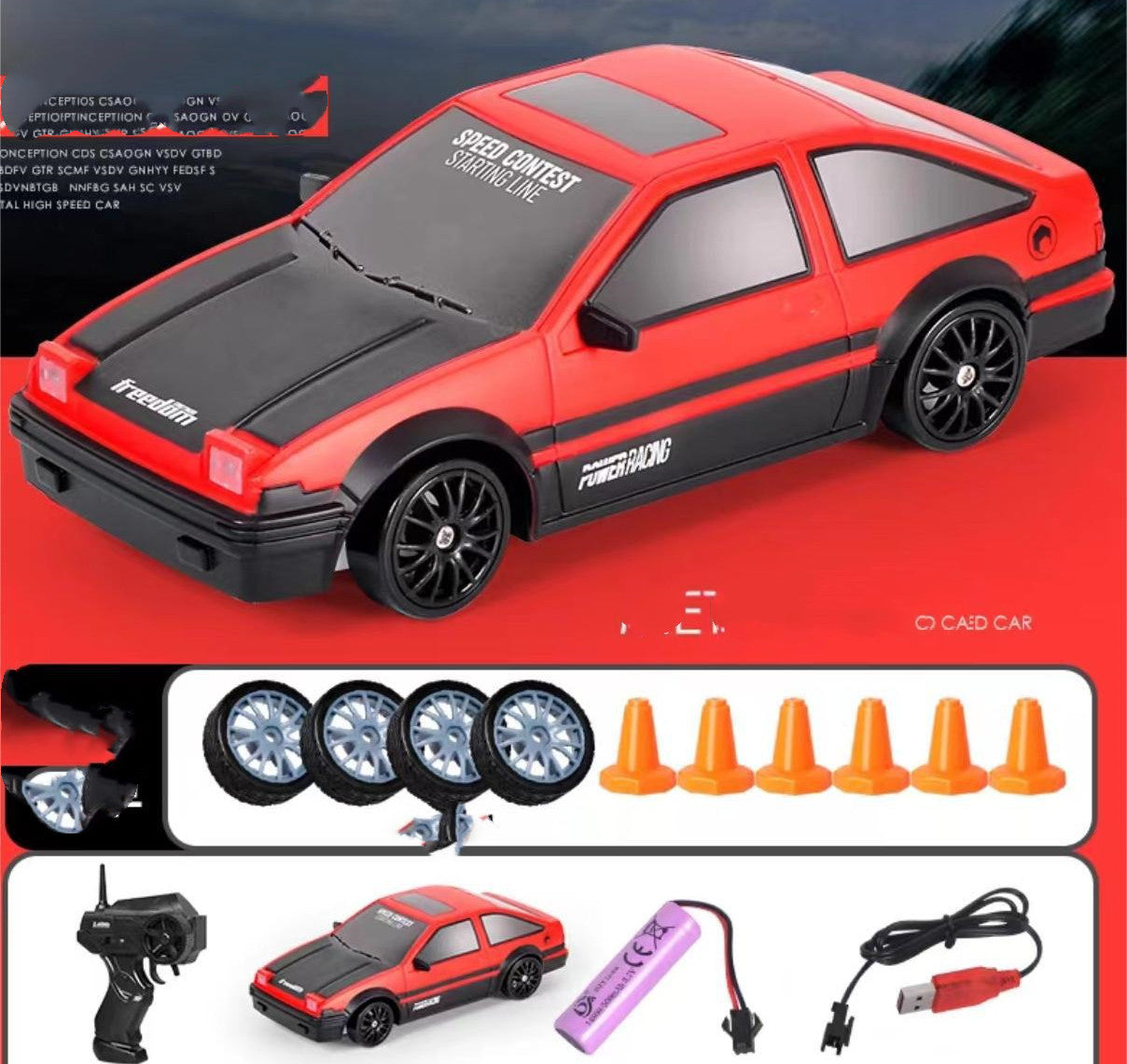 2.4G 4WD RC Drift Racing Car