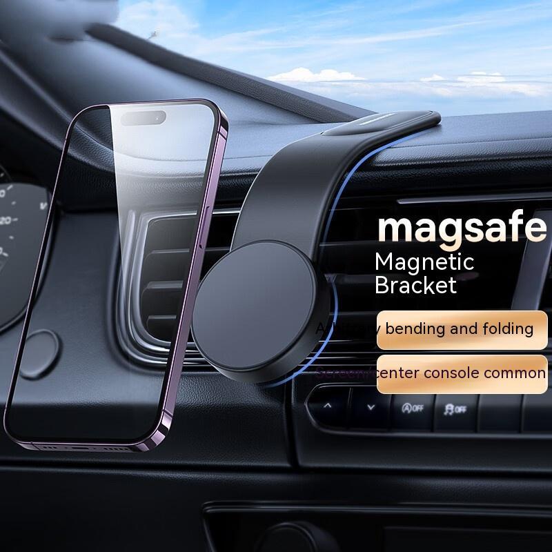 15W Magnetic Bendable Car Phone Holder & Wireless Charger