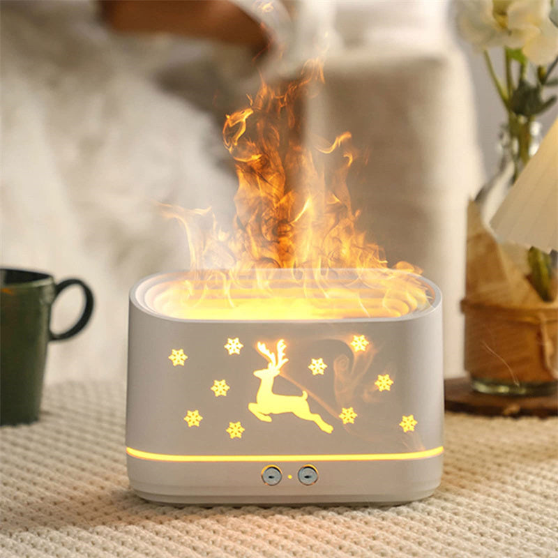 Elk Flame Humidifier & Atmosphere Diffuser Lamp