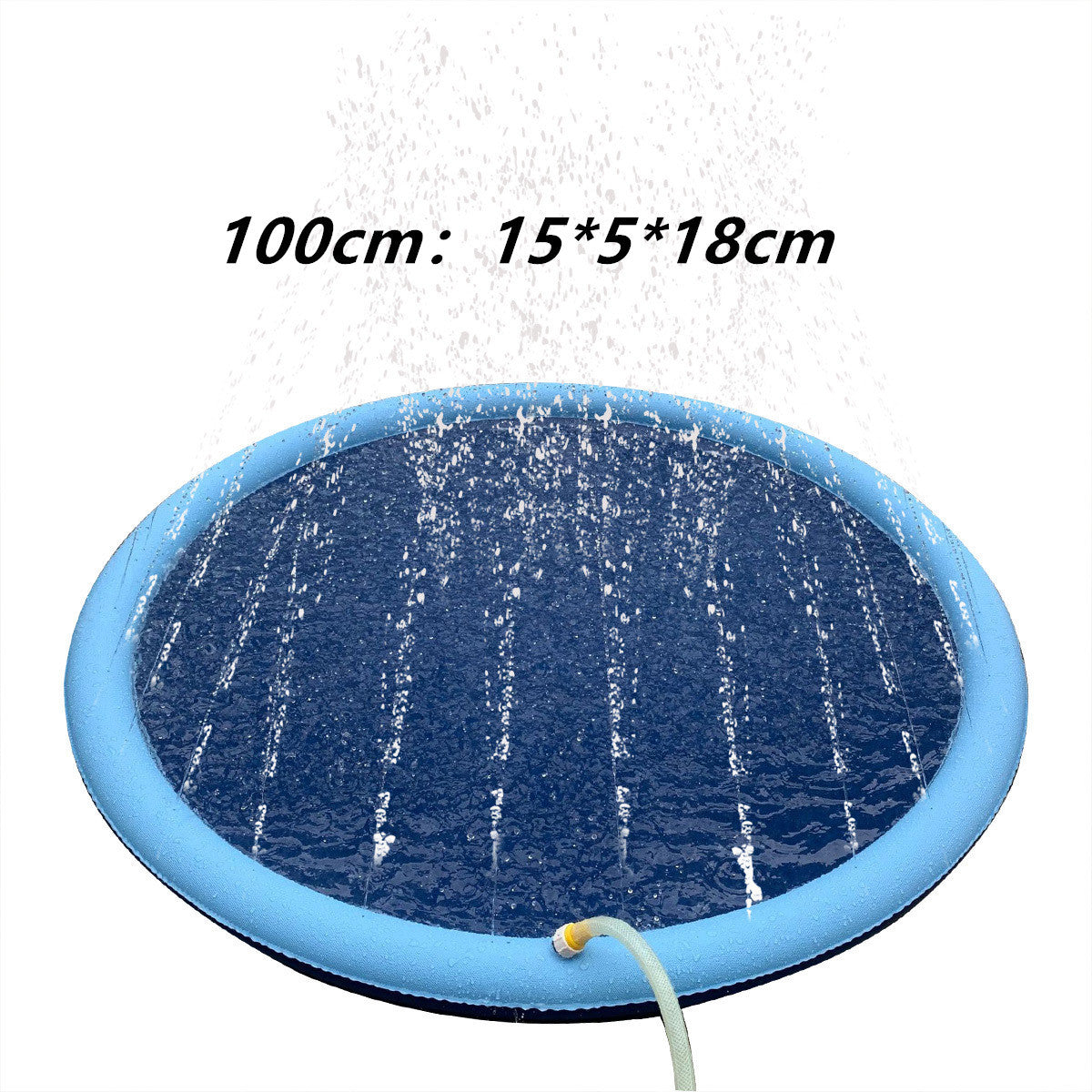 Non-Slip Splash Pad Pool for Kids & Pets