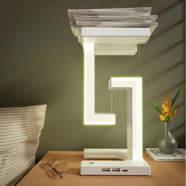 Floating Wireless Charging Balance Table Lamp