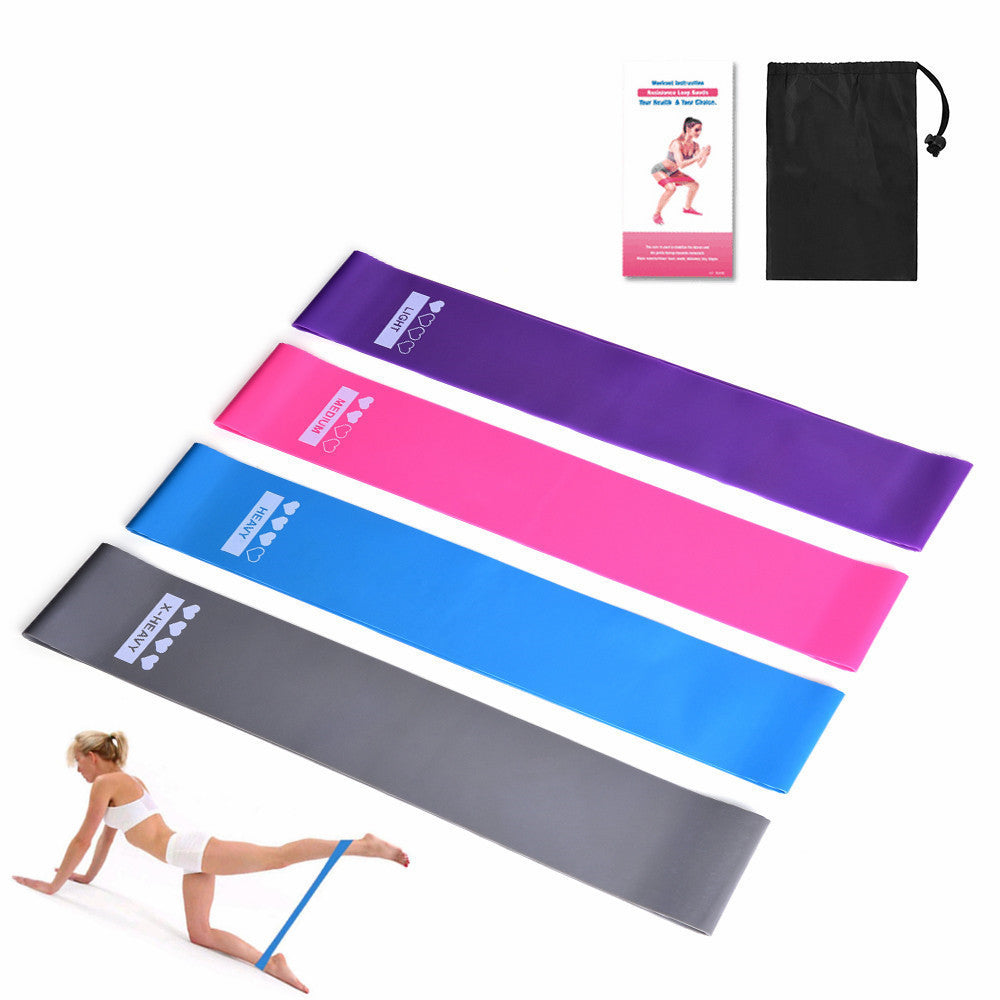 Elastic Resistance Bands – Fitness, Yoga & Bodybuilding Workout Bands