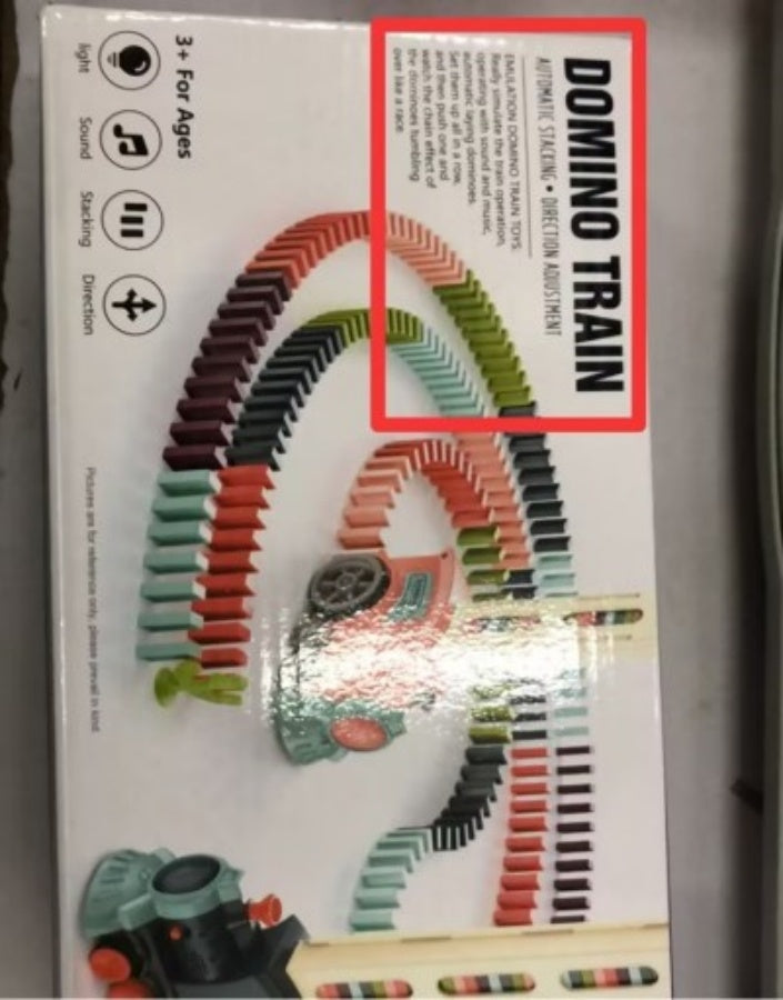 Automatic Domino Train Building Toy