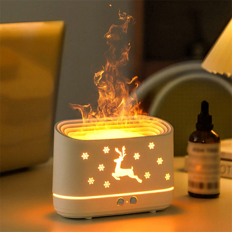 Elk Flame Humidifier & Atmosphere Diffuser Lamp